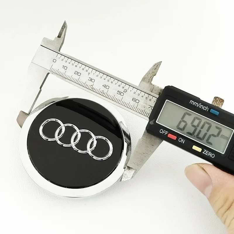 4pcs 60mm 61mm 68mm 69mm Car Styling Wheel Hub Center Cover Badge For Audi TT B5 B6 B7 B8 8P 8V 8L C6 C7 4F A1 A3 A5 A6 Q3 Q5 A8 - Image 10