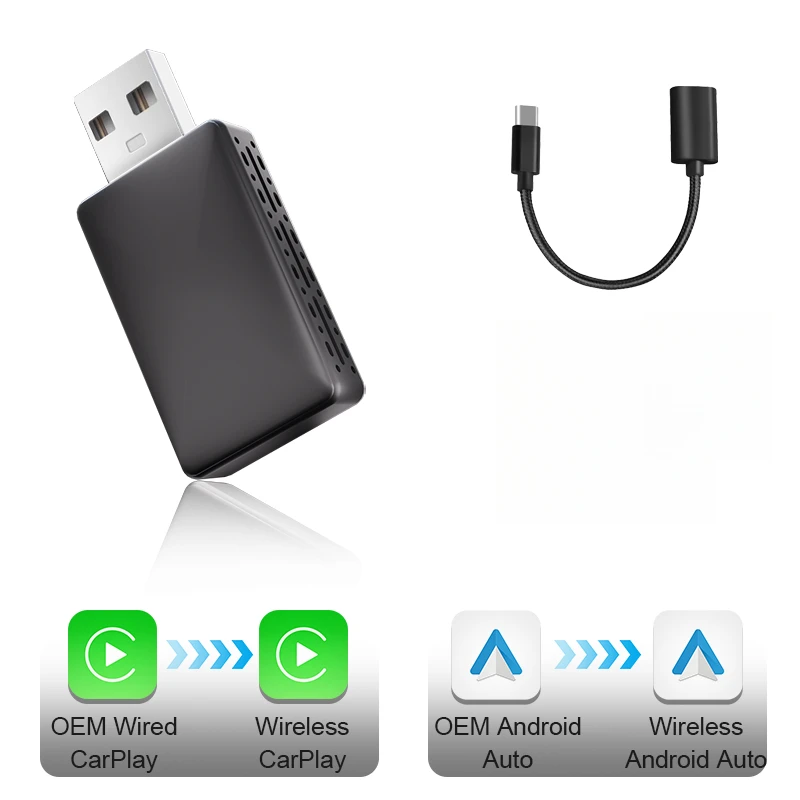 Carplay Car Play Android Auto Wireless Adapter Smart AI Box Car OEM Wired Android Auto To Wireless USB Dongle for Toyota Volvo - Image 8