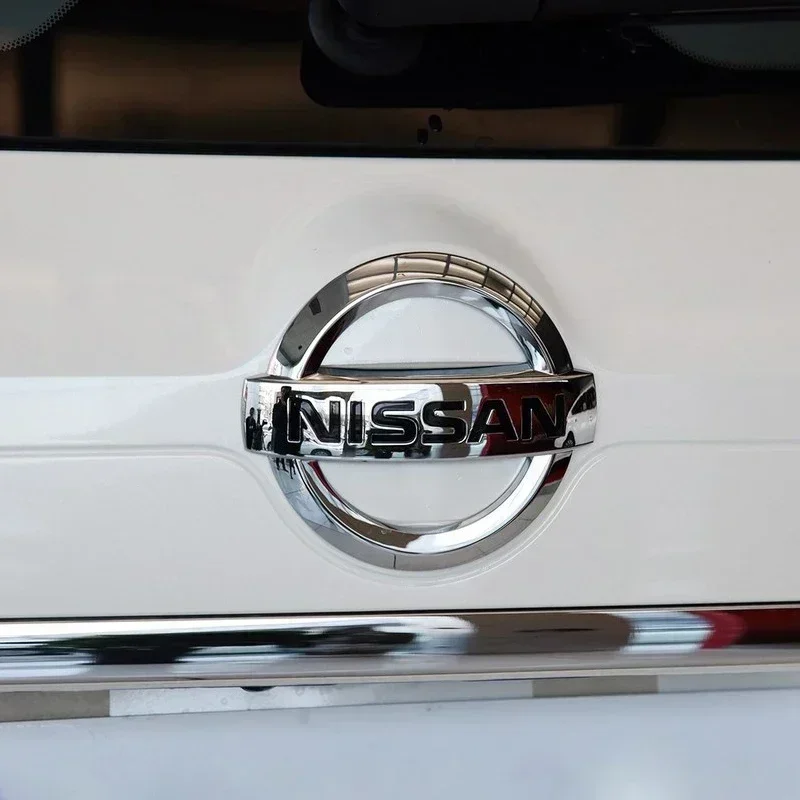 ABS Car Front Rear Logo Silver Emblem for Nissan Qashqai X-Trail Kicks Juke Leaf Micra Patrol Maxima Murano Altima Teana Versa L - Image 5