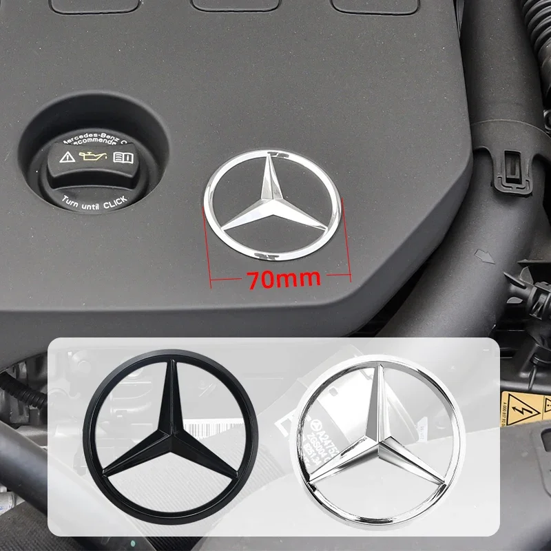 Car Engine logo Hood hood tag Engine Badge For Mercedes W220 W221 W117 W166 W176 W177 W204 W205 W212 W213 GLE CLA GLA GLC GL ML - Image 4