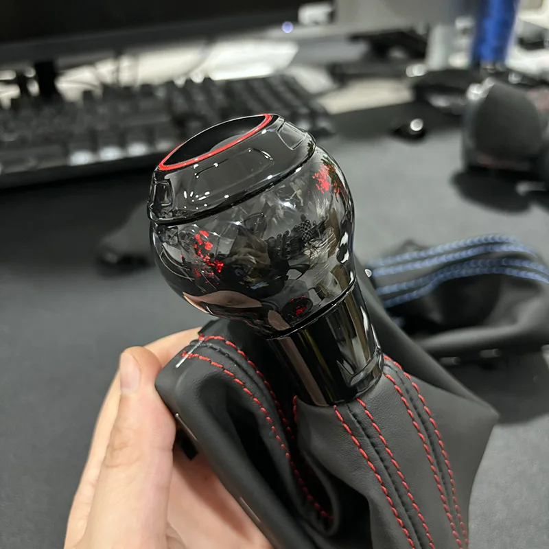Forged carbon fiber Gear Shift Knob for Audi A3 S3 RS3 S6 RS6 A7 A6 Golf 7 7.5 GTI Car Shift lever knob LHD - Image 8