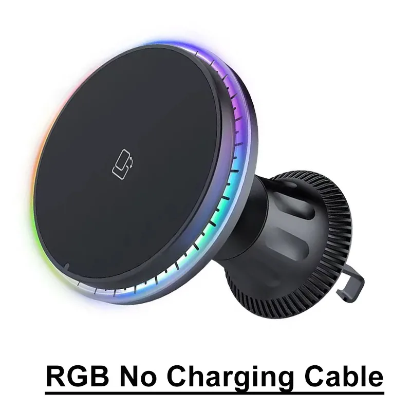 30W Magnetic Car Wireless Charger RGB For iPhone 12 13 14 15 Pro Max Macsafe Car Phone Holder Stand Mount Fast Charging Station - Image 11