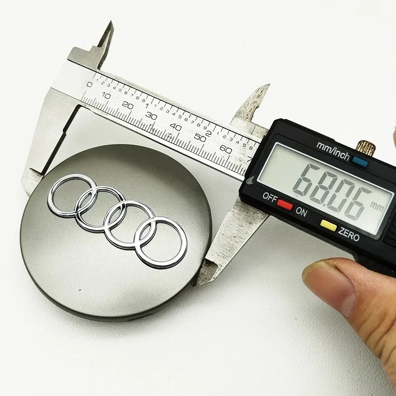 4pcs 60mm 61mm 68mm 69mm Car Styling Wheel Hub Center Cover Badge For Audi TT B5 B6 B7 B8 8P 8V 8L C6 C7 4F A1 A3 A5 A6 Q3 Q5 A8 - Image 11