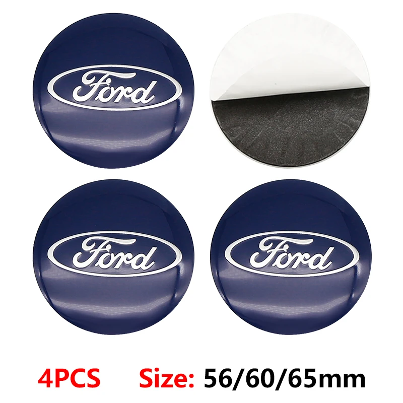 Ford 56mm 60mm 65mm Aluminum Auto Wheel Center Hub Cap Sticker For Ford Fiesta Mondeo Fusion Explorer Escape Shelby Edge Styling - Image 8