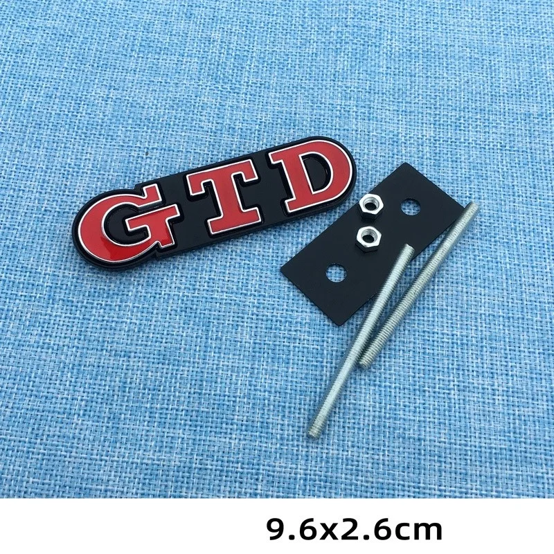 3D Metal Car Grille Sticker GTI Emblem For Volkswagen Golf 5 Polo Golf 7 5 6 Mk6 7 R 7 Gtd Mk7 Mk4 Mk5 GTI Car Stickers - Image 6