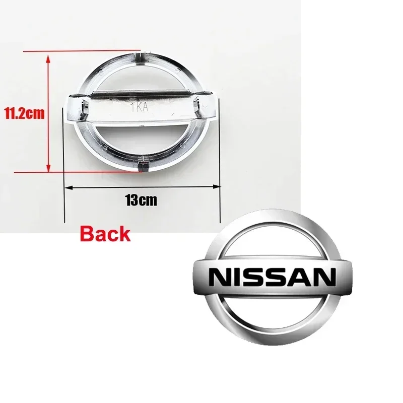 ABS Car Front Rear Logo Silver Emblem for Nissan Qashqai X-Trail Kicks Juke Leaf Micra Patrol Maxima Murano Altima Teana Versa L - Image 10