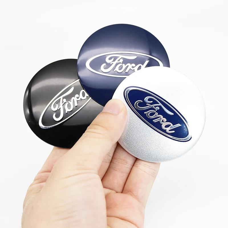 Ford 56mm 60mm 65mm Aluminum Auto Wheel Center Hub Cap Sticker For Ford Fiesta Mondeo Fusion Explorer Escape Shelby Edge Styling