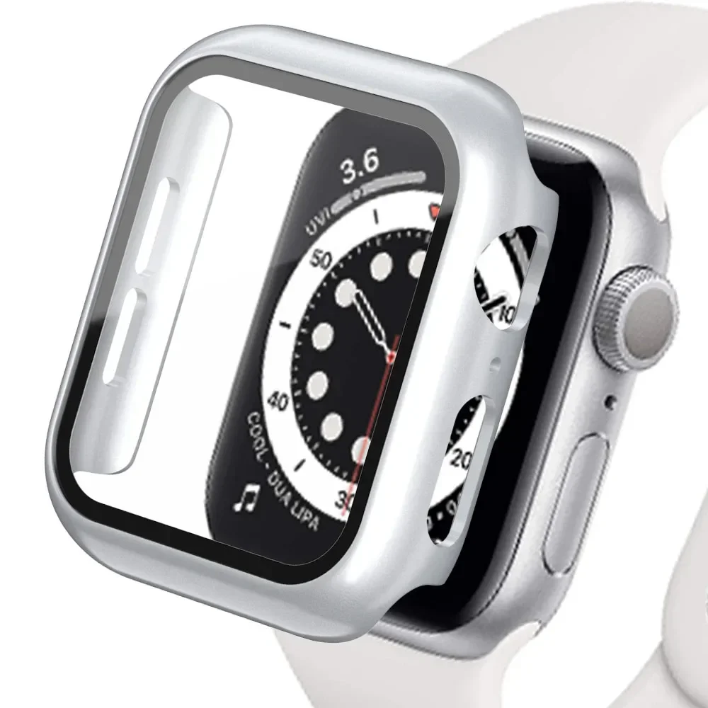 Glass+Matte Watch Cover for Apple Watch Case 45mm 41mm 44mm 40mm 42mm 38mm Bumper+Screen Protector for Iwatch SE 9 8 7 6 5 4 3 2 - Image 13