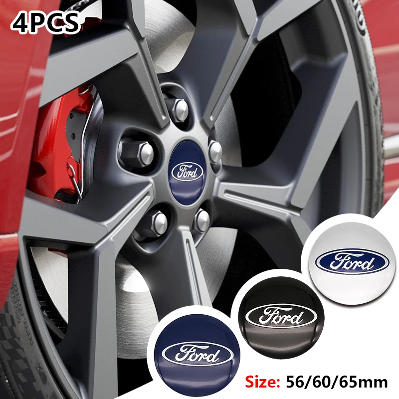 Ford 56mm 60mm 65mm Aluminum Auto Wheel Center Hub Cap Sticker For Ford Fiesta Mondeo Fusion Explorer Escape Shelby Edge Styling - Image 4
