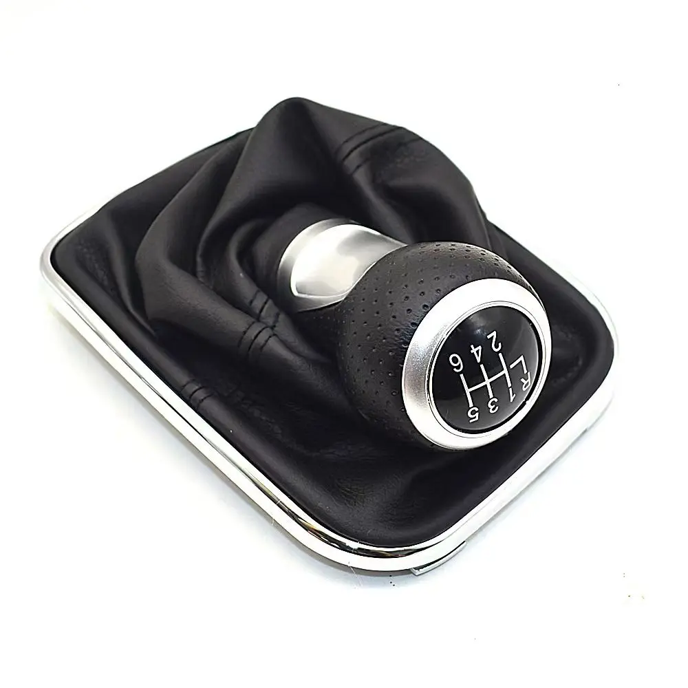New Car 5/6 Speed 12mm Gear Shift Knob Lever Shifter Gaiter Boot for Volkswagen VW Golf Bora Jetta GTi MK4 Interior Accessories - Image 2