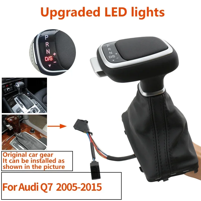 LED Gear Shift Knob For Audi A6 C6 C7 A4 B8 S6 A7 A5 8t Q5 8r Q7 4L A3 8P S5 S7 gear Stick Lever Head Gearbox handle accessories - Image 18