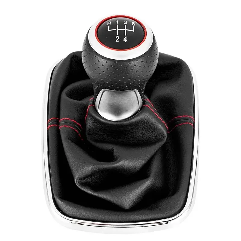 New Car 5/6 Speed 12mm Gear Shift Knob Lever Shifter Gaiter Boot for Volkswagen VW Golf Bora Jetta GTi MK4 Interior Accessories - Image 4