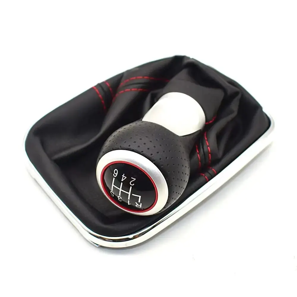 New Car 5/6 Speed 12mm Gear Shift Knob Lever Shifter Gaiter Boot for Volkswagen VW Golf Bora Jetta GTi MK4 Interior Accessories - Image 9