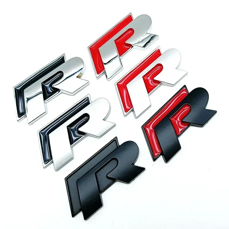 Metal Car Front Grille Emblem for Volkswagen Polo Golf Jetta Beetle Tiguan Touran Passat Trunk Fender Badge Stickers Accessories - Image 3
