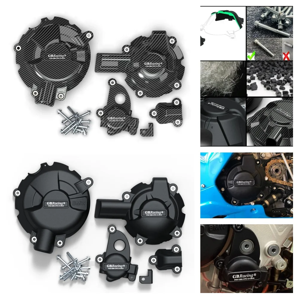 For BMW S1000RR 2019 2020 2021 2022 2023 2024 For GB Racing Motorcycle Engine Case Guard Protector Cover case Moto accessories