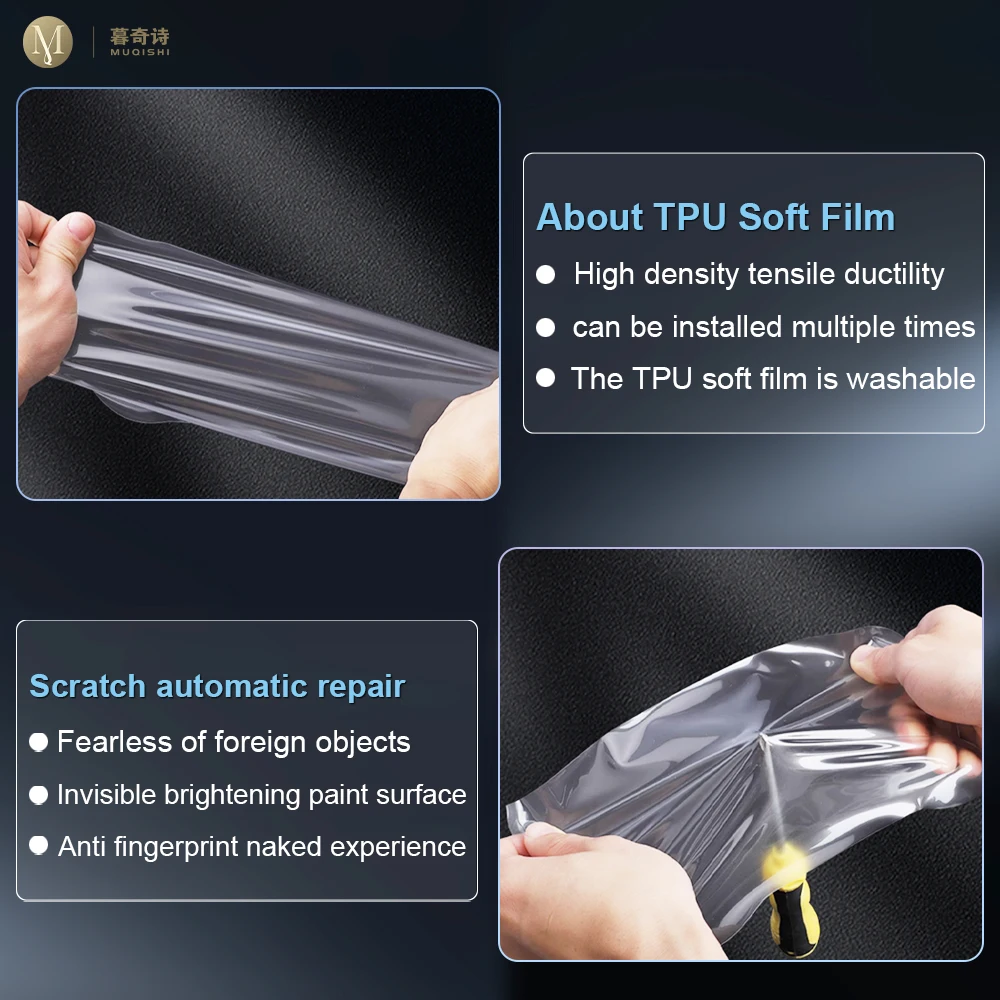 Matte anti glare Screen Protector console Navigation LCD screene TPU film Scratch resistant PPF film For Audi e-tron 2021-2025 - Image 6