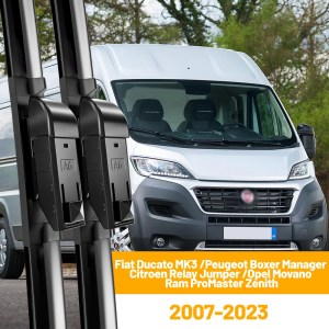 Front Windshield Wiper Blade For Fiat Ducato III MK3 Peugeot Boxer Manager Citroen Relay Jumper Opel Vauxhall Movano 2007 – 2023