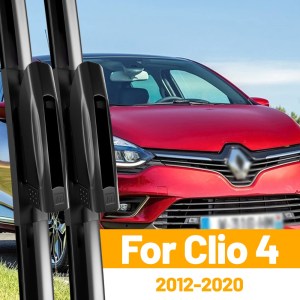 Front Wiper Blades For Renault Clio 4 IV 2012 – 2020 RS Hatchback Estate Windshield Brushes Windscreen Window 26″+14″
