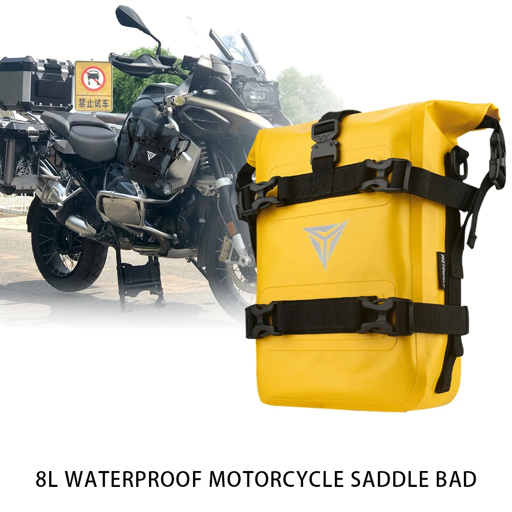 For BMW R1200GS R1250GS ADV For HONDA NC750X CB500X Motorcycle Frame Crash Bars Waterproof Bag Bumper Repair Tool Placement Bag - Image 9