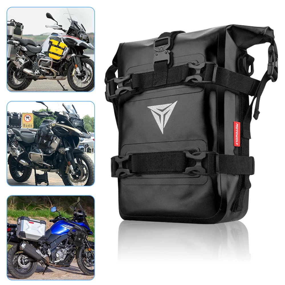For BMW R1200GS R1250GS ADV For HONDA NC750X CB500X Motorcycle Frame Crash Bars Waterproof Bag Bumper Repair Tool Placement Bag - Image 8