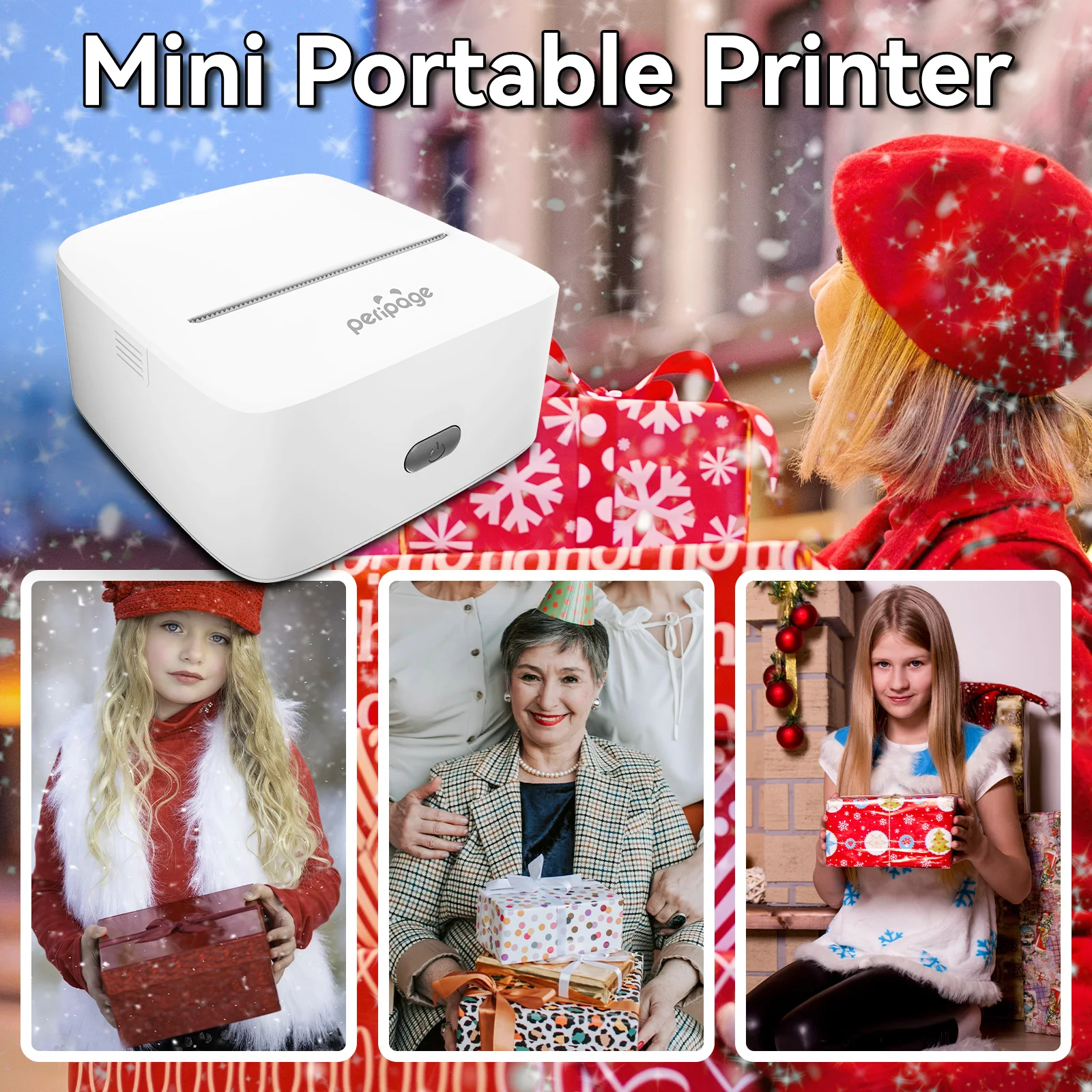 PeriPage Mini Printer, Small Photo Printer for Study Photos Notes,Thermal Sticker Printers Compatible with IOS/Android - Image 5