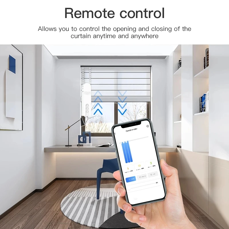 Smart Motorised Blind for Zigbee Automatic Electric Roller Shutter Shadows Robot Driver for Tuya App Google Home Alexa Voice - Image 2