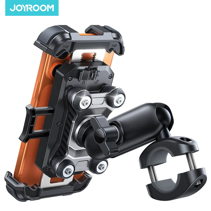 Joyroom Motorcycle Phone Mount Anti Vibration Phone Holder for Motorcycle Handlebar Bike Phone Mount for iPhone for 4.7-7”Phone - Image 9