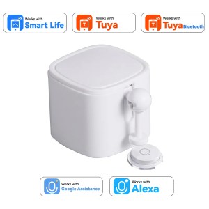 Bluetooth Smart Finger Robot Switch Button Pusher Bot Remoter for Tuya APP Control Home Appliance Google/Alexa Voice Assistant