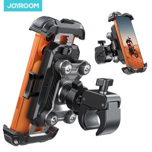 Joyroom Motorcycle Phone Mount Anti Vibration Phone Holder for Motorcycle Handlebar Bike Phone Mount for iPhone for 4.7-7”Phone
