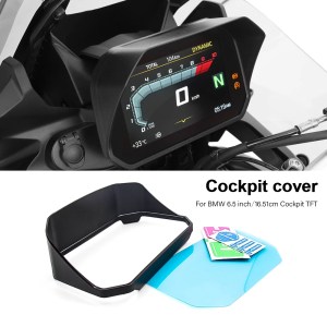 For BMW Cockpit TFT 6.5 inch Glare Protection Cover R1300GS R1250GS R1200GS R 1250 R RS F900GS F 900 R XR F850GS F750GS S1000XR
