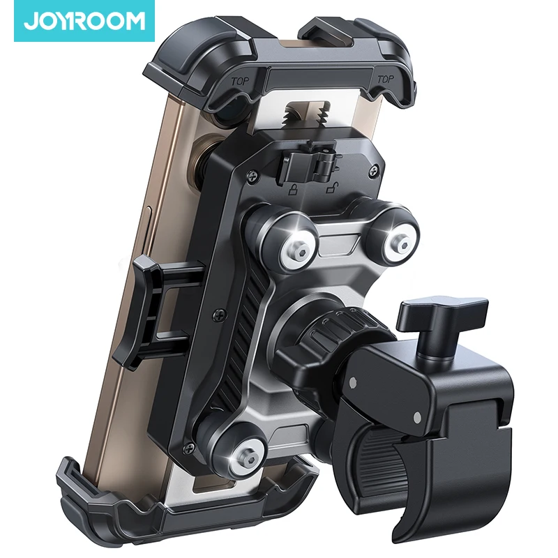 Joyroom Motorcycle Phone Mount Anti Vibration Phone Holder for Motorcycle Handlebar Bike Phone Mount for iPhone for 4.7-7”Phone - Image 10