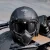 Vintage Motorcycle Helmet Men’s Four season Cruise Scooter Leather Jet Helmets Electric Bike Half Helmet with Cool Mask DOT