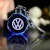 LED Light Car Keyring Pendant for Volkswagen VW Rline GTI Jetta Golf Polo Passat Bora Beetle MK7 MK6 Tiguan Touran Accessories