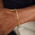 Gold Color Stainless Steel Cuban Chain Men’s Bracelet Simple Retro Bracelet For Women Hip Hop Jewelry Trend Accessories Gift
