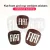 3D 7cm 7.5cm 9cm Epoxy Car Front logo Front grill front hood Rear Bumper tail door trunk Emblem sticker Accessories For 500