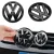 2pcs Car Front Grill/Rear Emblem Lid Covers Logo Sticker For Volkswagen VW POLO Scirocco GOLF 5 6 7 8 MK5 MK6 MK7 MK8 sportvan